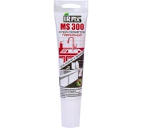 Клей-герметик гибридный IRFIX MS 300 для ванной и кухни 85мл белый 20098