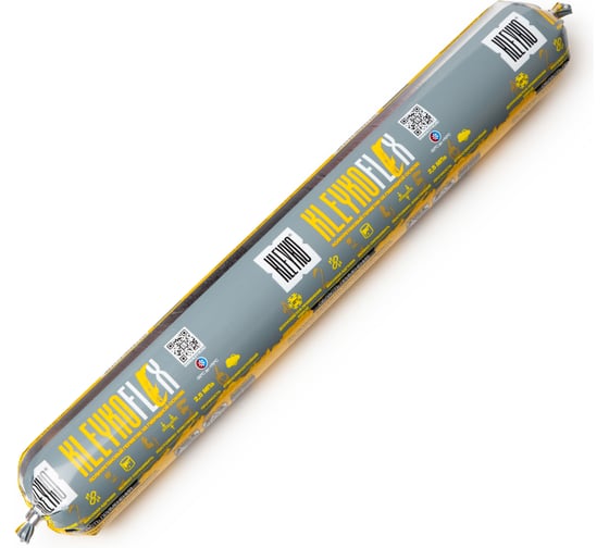 Полиуретановый гибридный однокомпонентный герметик KLEYKO FLEX 600 мл серый RAL 7001 KFX-G 1