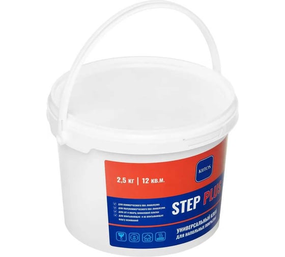Клей KIITOS Step plus для модульных покрытий 2,5кг 7930123610356