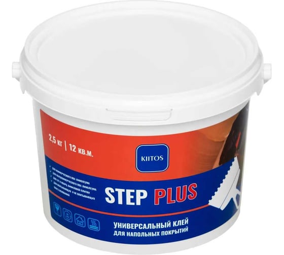 Клей KIITOS Step plus для модульных покрытий 2,5кг 7930123610356