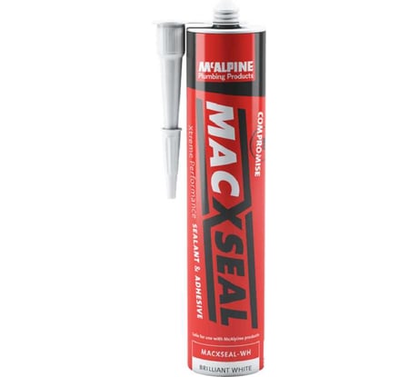 Силиконовый герметик McAlpine белый, 290 мл MACXSEAL-WH