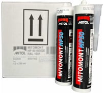 Полимерный Клей-герметик MITOL МС MITOMONT HP50 290 мл. 12 штук, бежевый 3838958533618