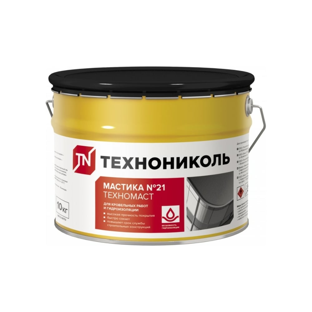 Кровельная мастика Технониколь №21 Техномаст, ведро 10 кг ЦБ769339 ...