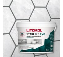 Эпоксидный состав для укладки и затирки мозаики LITOKOL STARLIKE EVO S.125 GRIGIO CEMENTO 485170004