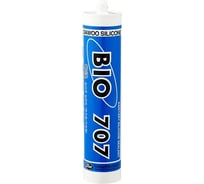 Санитарный силиконовый герметик Мир Хомутов Dawoo Sealant BIO 707 белый, 270 мл SSI-001W