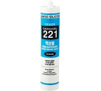 Высокопластичный диэлектрический силиконовый герметик Мир Хомутов DAWOOSIL 221 полупрозрачный, 270 мл SSI-004T