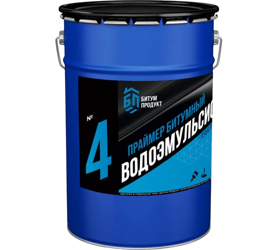 Битумный водоэмульсионный праймер БИТУМ ПРОДУКТ 5 кг BP-24