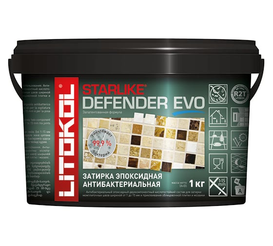Эпоксидный состав для укладки и затирки мозаики LITOKOL STARLIKE Defender EVO S.232 CUOIO 485710002
