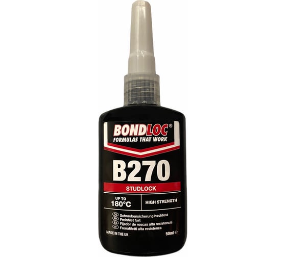 Резьбовой фиксатор высокой прочности Bondloc B270 50 мл B27050ML 1