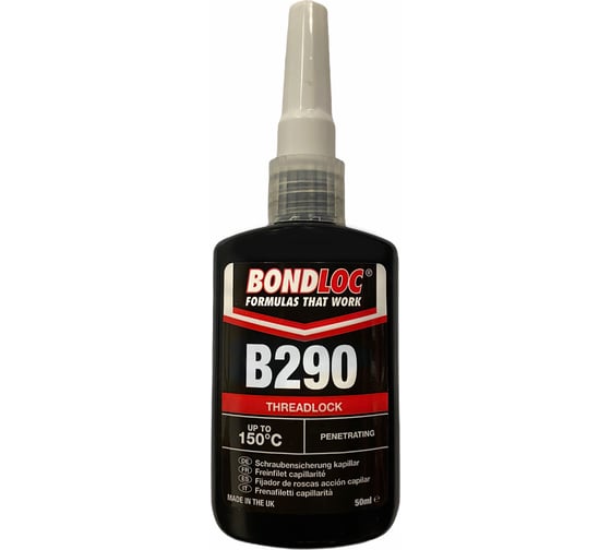 Резьбовой фиксатор средней прочности Bondloc B290 капиллярный, 50 мл B29050ML 1
