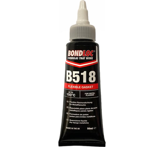 Фланцевый анаэробный герметик для жестких фланцев Bondloc B518 50 мл B51850ML 1