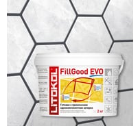 Полиуретановый состав для затирки швов LITOKOL FillGood EVO F.140 NERO GRAFITE 496310002