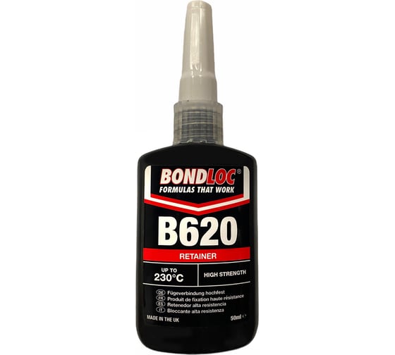 Высокотемпературный фиксатор цилиндр. соединений высокой прочности Bondloc B620 50 мл B62050ML 1