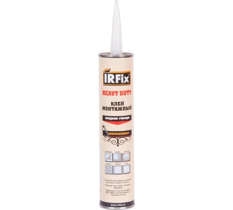 Клей монтажный каучуковый IRFIX Heavy Duty 310мл бежевый 20096