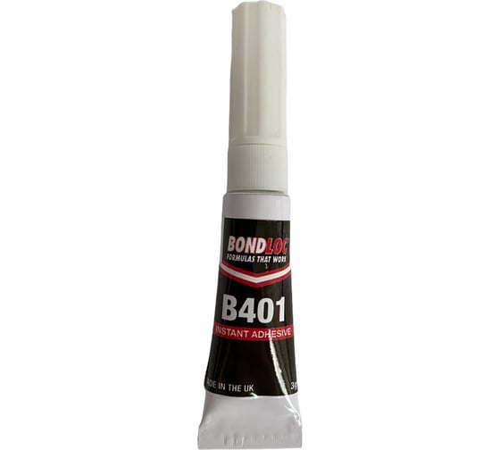 Моментальный цианоакрилатный клей общего назначения Bondloc B401 3 г B4013G 1