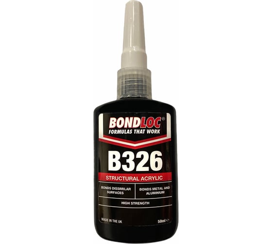 Акриловый конструкционный клей Bondloc B326 50 мл B32650ML