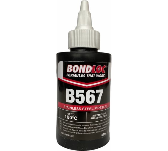 Резьбовой герметик для неактивных металлов Bondloc B567 65 мл B56765ML 1