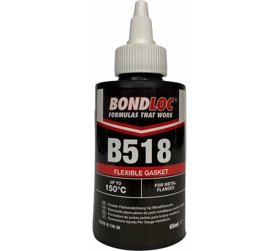 Фланцевый анаэробный герметик для жестких фланцев Bondloc B518 65 мл B51865ML