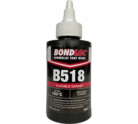 Фланцевый анаэробный герметик для жестких фланцев Bondloc B518 25 мл B51825ML
