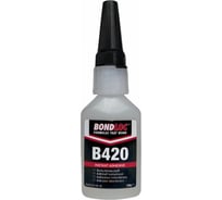Моментальный цианоакрилатный клей низкой вязкости Bondloc B420 капиллярный, 20 г B42020G