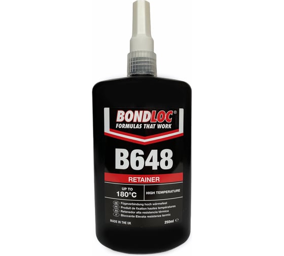 Высокотемпературный фиксатор цилиндрических соединений Bondloc B648 250 мл B648250ML 1