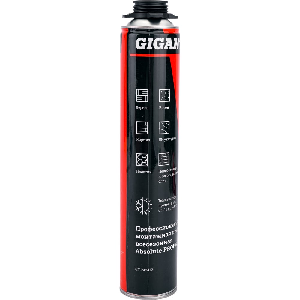Профессиональная монтажная пена Gigant Absolute PROF 60, 750 ml GT ...