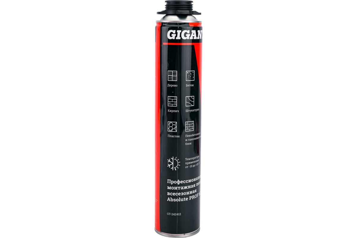 Профессиональная монтажная пена Gigant Absolute PROF 60, 750 ml GT-242412