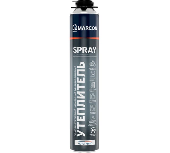 Напыляемый пенополиуретановый утеплитель MARCON SPRAY UT.NAP.MS