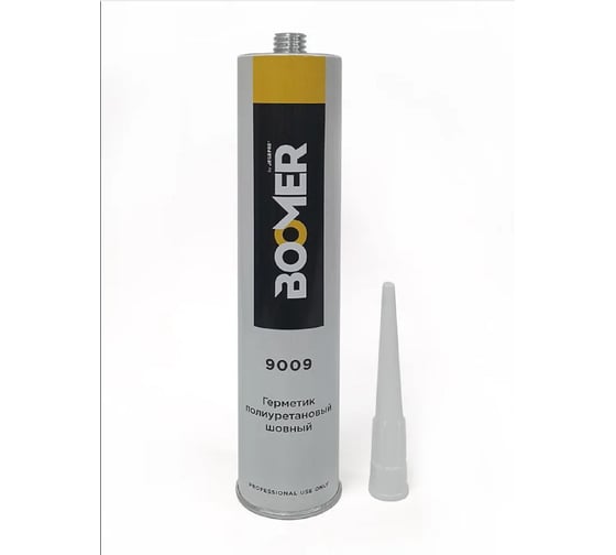 Герметик кузовной, полиуретановый, BOOMER чёрный 310 мл 9009 black