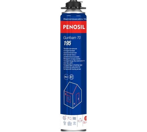 Пена монтажная профессиональная с увеличенным выходом Penosil Gunfoam 70 850 мл A1648Z 1