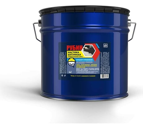 Битумная универсальная мастика GOODHIM РУБИН GH 4 кг 70859