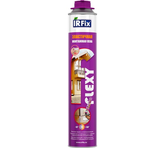 Пена профессиональная эластичная IRFIX FLEXY 800мл всесезонная 10027