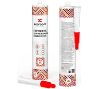 Герметик акриловый ECOROOM AS-11 для межпанельных швов, белый, 310 мл 7137/Бел