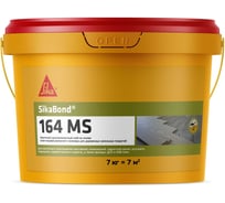 Эластичный клей для деревянных напльных покрытий на основе СМП SIKA Bond-164 MS ведро 7 кг 820411