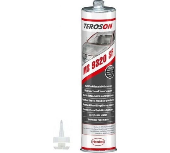Распыляемый герметик для швов TEROSON MS 9320 SF чёрный 300 мл 2558392