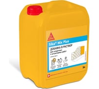 Добавка для кладочных растворов SIKA Mix Plus RU канистра 5 л 455024