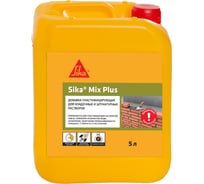 Добавка для кладочных и штукатурных растворов SIKA Mix Plus RU канистра 5 л 455024
