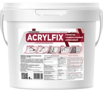 Герметик универсальный акриловый ГЕРМОИЗОЛ AcrylFix ведро 5 кг ТУ 20.30.22-036-03495485-2025 БП-00002284