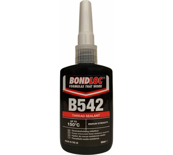 Резьбовой текучий герметик Bondloc B542 50 мл B54250ML