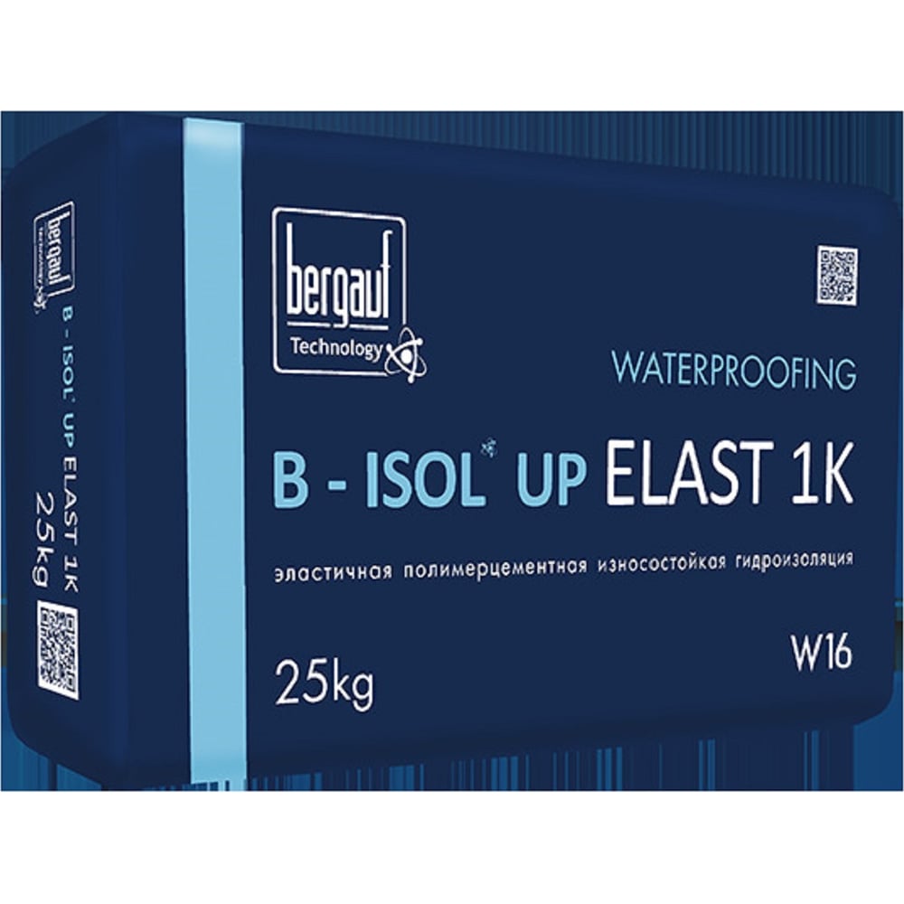 Гидроизоляция эластичная B-ISOL UP ELAST 1K 25 кг Бергауф 1111216 ...