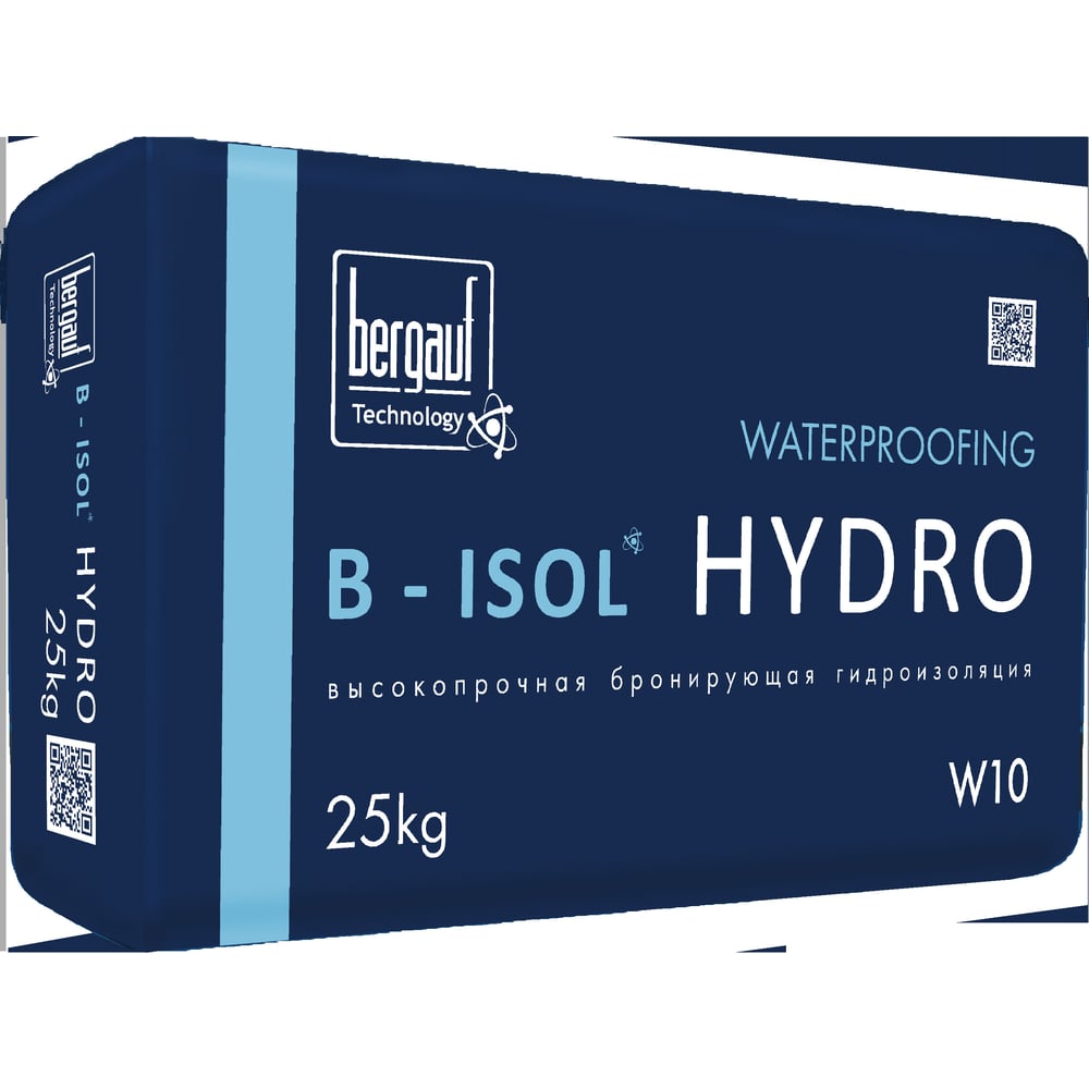 Гидроизоляция обмазочная B-ISOL HYDRO 25 кг Бергауф 1111215 - выгодная ...