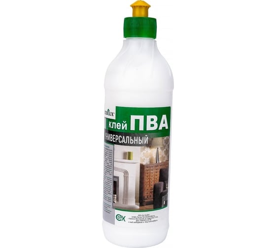 Клей ПВА Ecolux универсальный, 0,5 кг 4607133684723