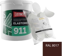 Ремкомплект для гидроизоляции и ремонта кровли Elastomeric Systems 911, 3 кг, коричневый и Chips 50 шт. 911_8017_3kg_krug_9