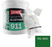 Ремкомплект для гидроизоляции и ремонта кровли Elastomeric Systems 911, 6 кг, зеленый и Chips 50 шт. 911_6002_6kg_kvadrat_7х7
