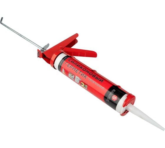 Герметик силиконовый SAMGRUPP SAMFIX прозрачный, 280 мл, 325 гр SAMC-013000325-24