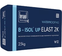 Сухой компонент А гидроизоляции B-ISOL UP ELAST 2K 25 кг Бергауф 1111218
