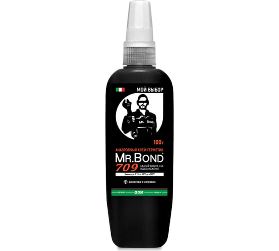 Анаэробный клей-герметик Mr.Bond 709 демонтаж с нагревом 4070900100