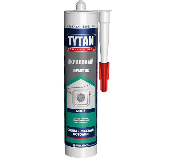 Герметик акриловый TYTAN PROFESSIONAL белый 280 мл 14889 262446 1