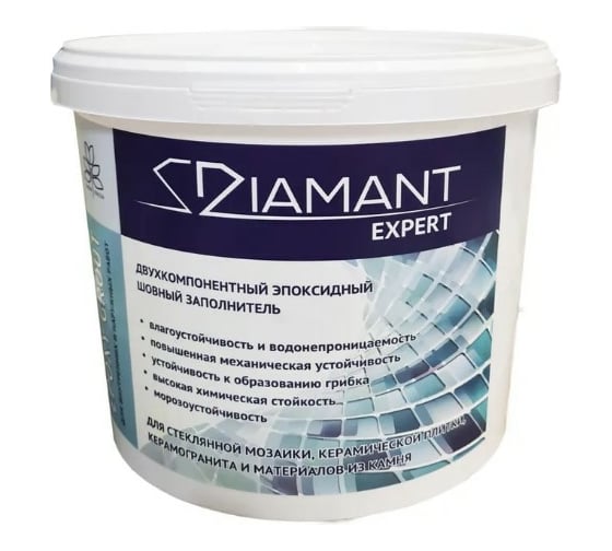 Затирка эпоксидная DIAMANT EXPERT небесный 045 Живая Краска 256775