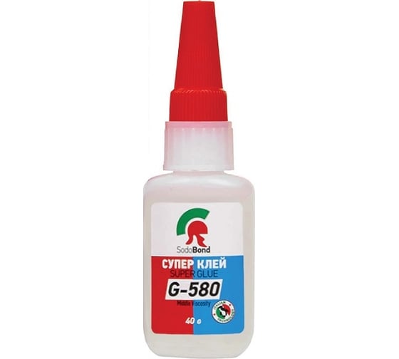 Суперклей SODOBOND G-580 30 гр (нетто) 4631140071030